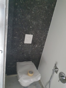 Photo de galerie - Installation de wc et pose de douchette de toilette 