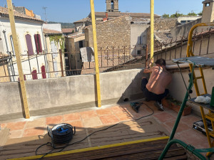 Photo de galerie - Le commencement de la cabane à chat 