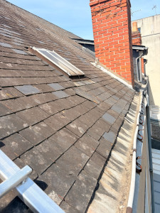 Photo de galerie - Changement de litho défectueux et d'ardoise abîmées