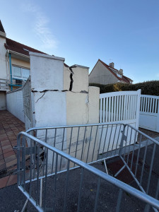 Photo de galerie - Chantier effectués à équihen suite à un accident de la route ?