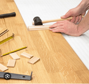 Photo de galerie - Pose parquet 