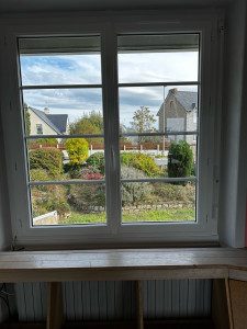 Photo de galerie - Pose d’une fenêtre en type rénovation 