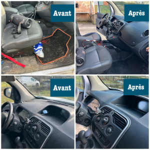 Photo de galerie - Nettoyage véhicule utilitaire de chantier