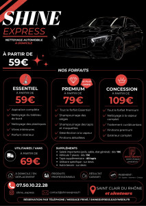 Photo de galerie - Tarifs nettoyage automobile 
