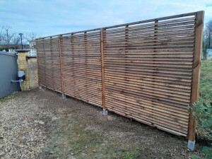 Photo de galerie - Création d une clôture 
