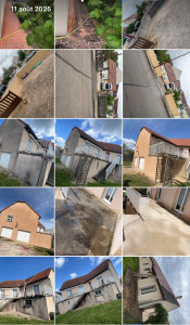 Photo de galerie - Spécialiste en nettoyage extérieur et intérieurde bâtiments. #facade #jardin #net #avant après 