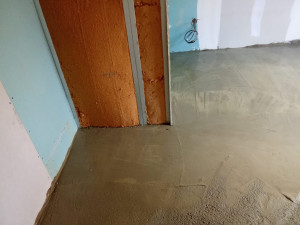 Photo de galerie - La chape   épaisseur 4cm  