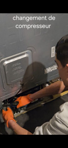 Photo de galerie - Changment compresseur 
