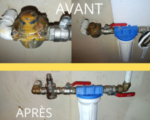 Photo de galerie - Remplacement réducteur de pression. 