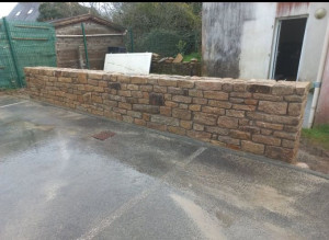 Photo de galerie - Muret en pierre 