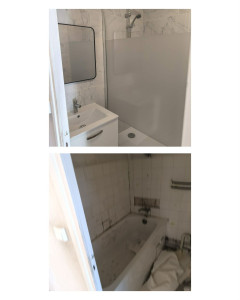 Photo de galerie - Rénovation baignoire douche italienne installation générale avec la faïence