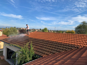 Photo de galerie - Nettoyage de toiture 