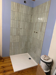 Photo de galerie - Pose d une douche