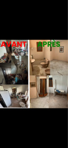 Photo de galerie - Débarras complet d’un appartement encombré : intervention rapide et efficace, chaque pièce a été entièrement vidée et rendue accessible, prête pour nettoyage ou rénovation.