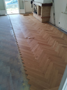Photo de galerie - Voici une photo d'un parquet que j'ai réalisé.