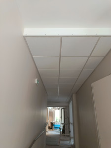 Photo de galerie - Pose de faux plafond