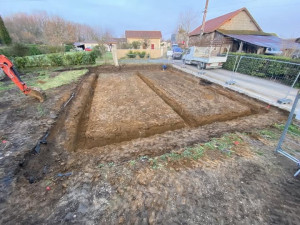 Photo de galerie - Tous Traveau, de Terrassement et de maçonnerie, assainissement, VRD, construction.