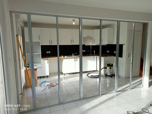 Photo de galerie - Séparation placoplâtre 