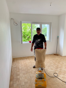 Photo de galerie - Pose de parquet - Revêtement de sol