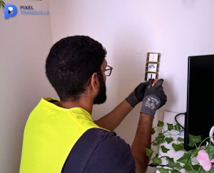 Photo de galerie - Remise au norme d'une prise électique