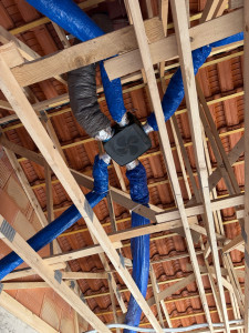 Photo de galerie - Installation de VMC, simple, flux 