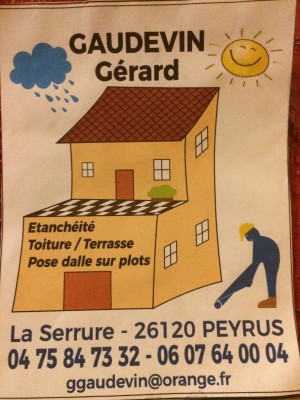 Photo réalisation - Couverture - Toiture - Gérard - Peyrus : étanchéité toiture terrasse et pose de dalle sur plots  