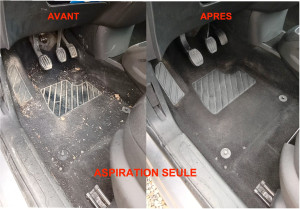 Photo de galerie - Nettoyage voiture intérieur seulement avec aspirateur