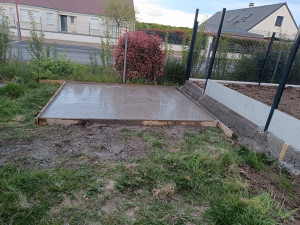 Photo de galerie - Réalisation d'alle pour cabane de jardin