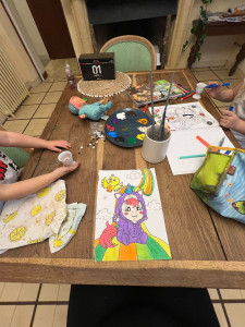 Photo de galerie - Activité peinture 