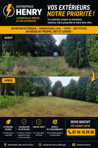 Photo de galerie - Entretien extérieur 