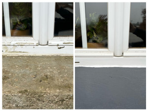 Photo de galerie - Rénovation d’appui de fenêtre