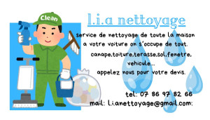 Photo de galerie - Nettoyage maison,auto,terasse,canapé......