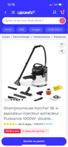 Photo de galerie -  nettoyage canapé, véhicules, moquette,appartement et ou location de matériel de nettoyage ( shampouineuse, karcher 