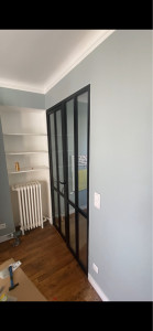 Photo de galerie - Installation d’une porte vitre sur mesure 