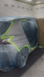 Photo de galerie - Réparation Carrosserie Aile AR / Passage en peinture 