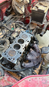 Photo de galerie - Joint de culasse sur cette jeune saxo