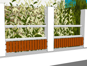 Photo de galerie - Conception sur ordinateur d'une clôture avant réalisation