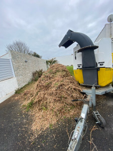 Photo de galerie - Broyage d’une haie 