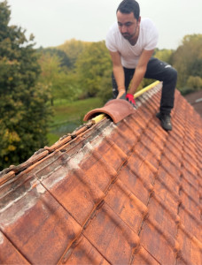 Photo de galerie - Rénovation d’un faitage avec closoir ventilé
