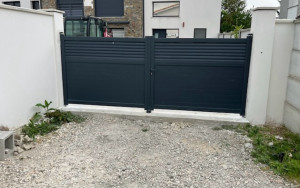 Photo de galerie - Rehaussement de seuil de portail 