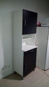Photo de galerie - montage d'un meuble de cuisine à ollainville