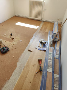 Photo de galerie - Je propose mes services posé de parquet 