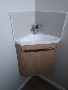 Photo de galerie - Installation d’un lave main