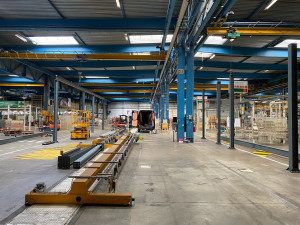Photo de galerie - Déplacement de pont roulants en industrie 