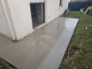 Photo de galerie - Coulage tiras.
