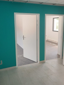 Photo de galerie - Mur en couleur Cabinet médical 