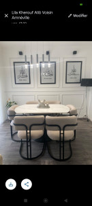 Photo de galerie - Pose de moulures et cadres pour habillage de murs 