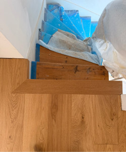 Photo de galerie - Habillage nez de marche escalier
