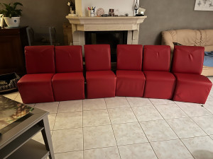 Photo de galerie - Fauteuils terminés 