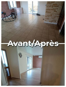 Photo de galerie - Pose de parquet - Revêtement de sol